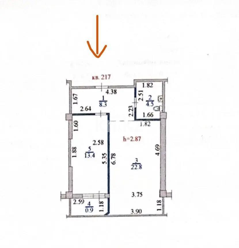Продажа 2-комнатной квартиры, 50 м² в Алматы - фото 5