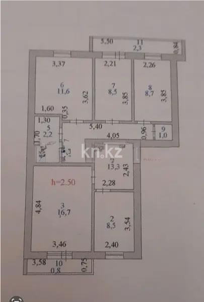 Продажа 4-комнатной квартиры, 75 м² в Астане - фото 4