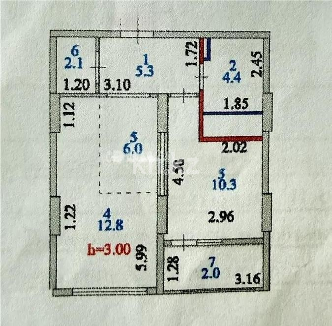 Продажа 2-комнатной квартиры, 43 м² в Астане - фото 6