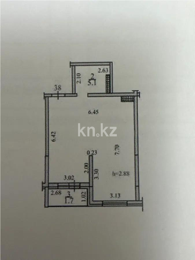 Продажа 2-комнатной квартиры, 51.4 м², пр. Рыскулова, дом  103/7 стр в Алматы - фото 2
