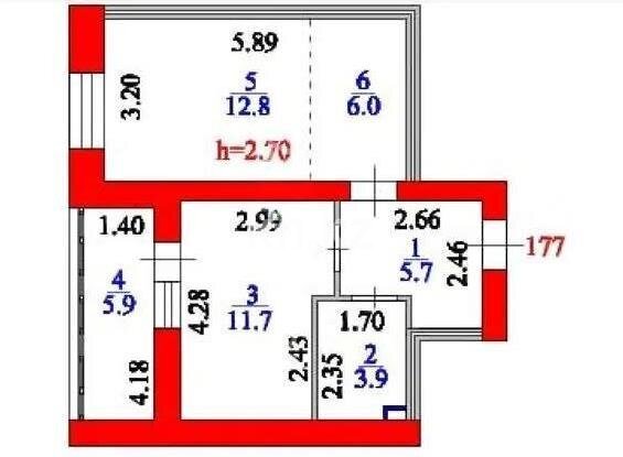 Продажа 2-комнатной квартиры, 46 м² в Астане - фото 4