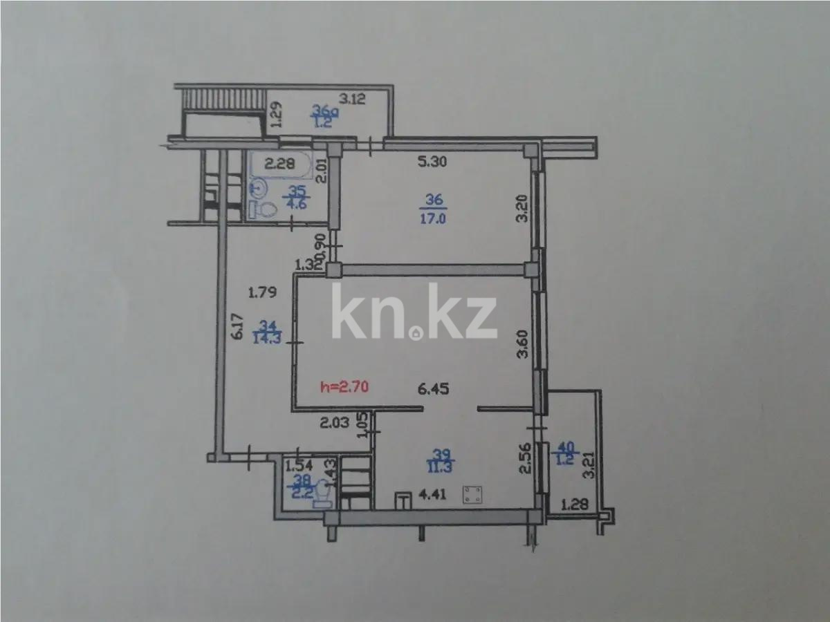 Продажа 2-комнатной квартиры, 75 м², ул. Толе би, дом  298 в Алматы