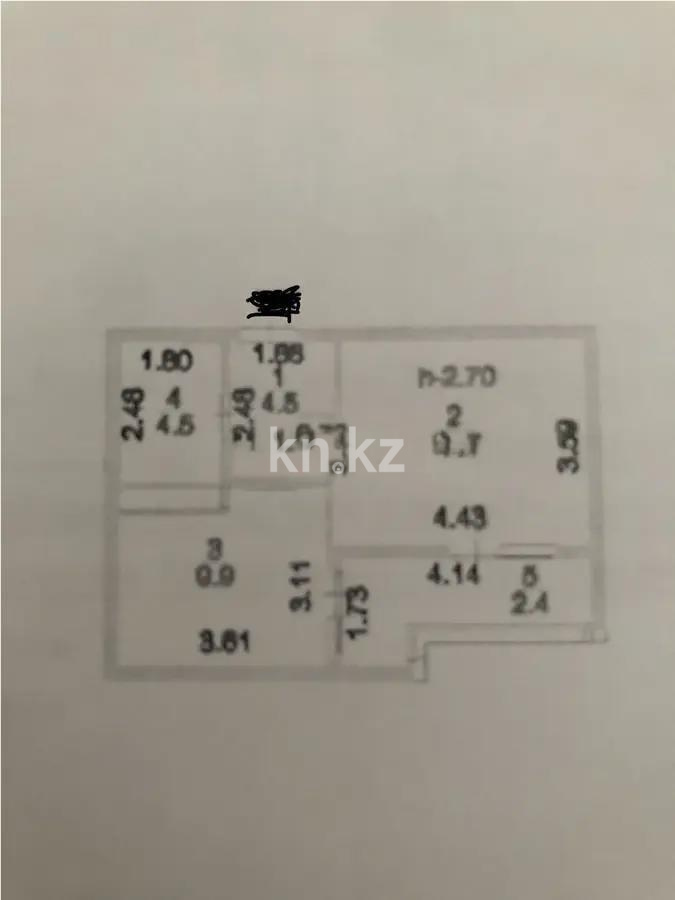 Продажа 1-комнатной квартиры, 37 м², ул. Бейбарыс Султан, дом  12 в Астане - фото 5