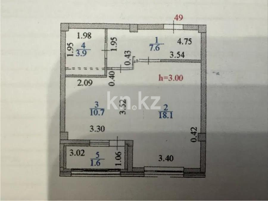 Продажа 1-комнатной квартиры, 42 м² в Астане - фото 5