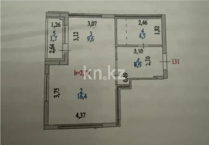 Продажа 1-комнатной квартиры, 39 м² в Астане - фото 4