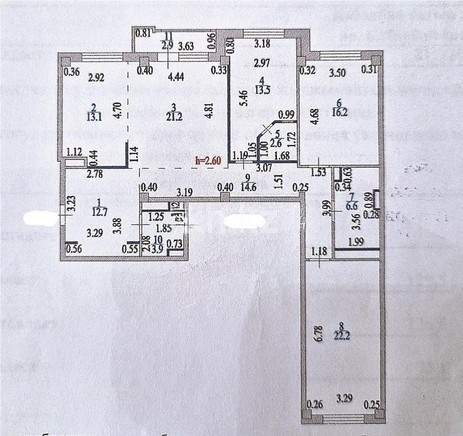 Продажа 4-комнатной квартиры, 130 м², пр. Кабанбай батыра, дом  11 в Астане - фото 9