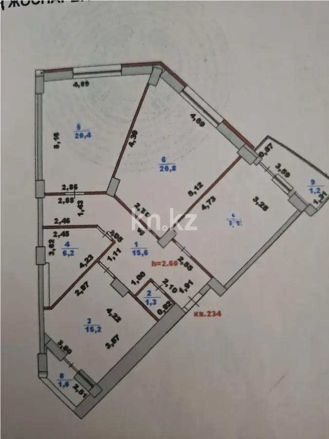 Продажа 3-комнатной квартиры, 97 м² в Астане - фото 4