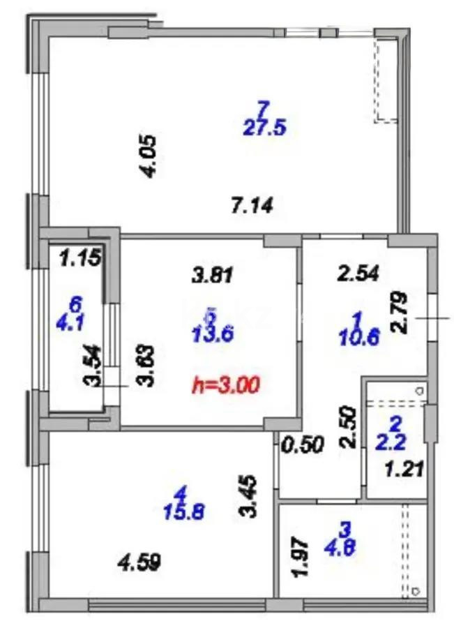 Продажа 3-комнатной квартиры, 80 м², пр. Туран, дом  39/2 стр в Астане - фото 9
