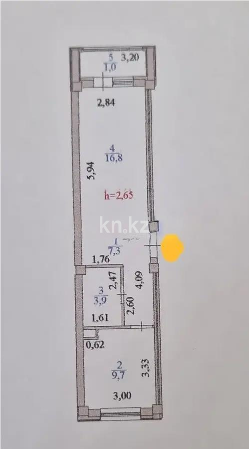 Продажа 1-комнатной квартиры, 38 м² в Астане - фото 5