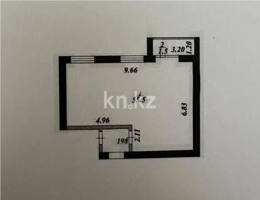 Продажа 2-комнатной квартиры, 57 м² в Караганде - фото 2