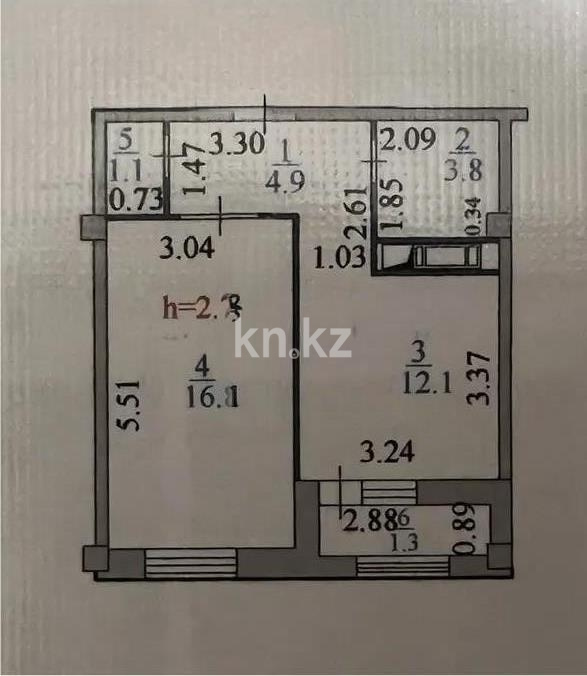 Продажа 1-комнатной квартиры, 40 м² в Астане - фото 5