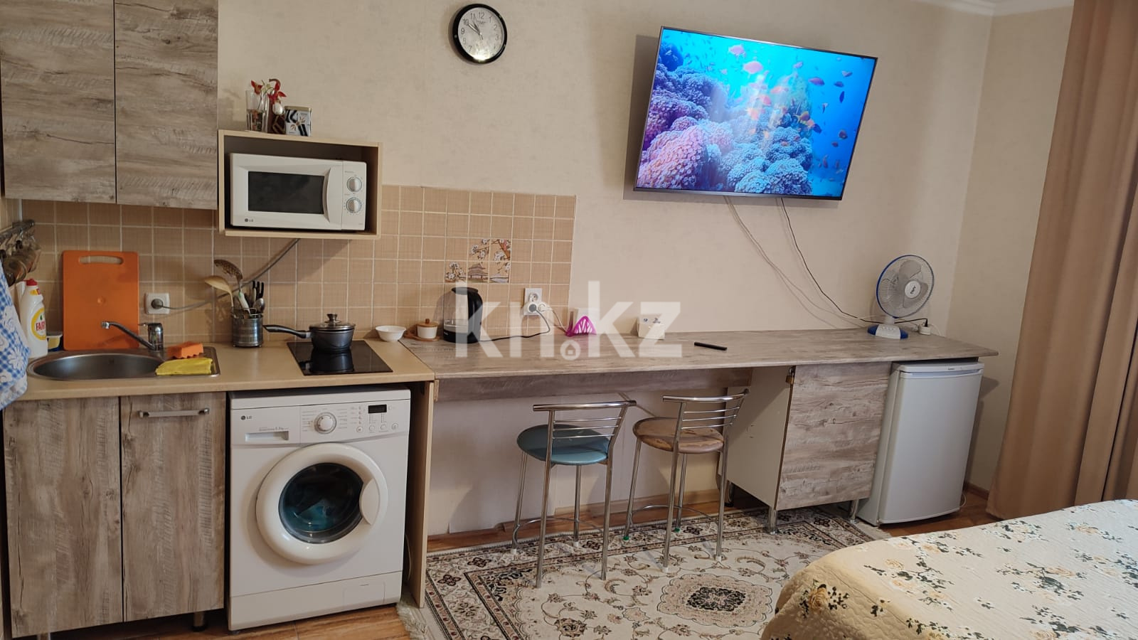 Аренда 1-комнатной квартиры посуточно, 22 м², ул. Отырар, дом  2 - Кенесары. Абая. Республики. в Астане - фото 3