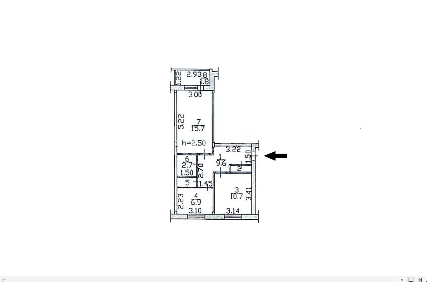 Продажа 2-комнатной квартиры, 49.9 м² в Усть-Каменогорске - фото 15