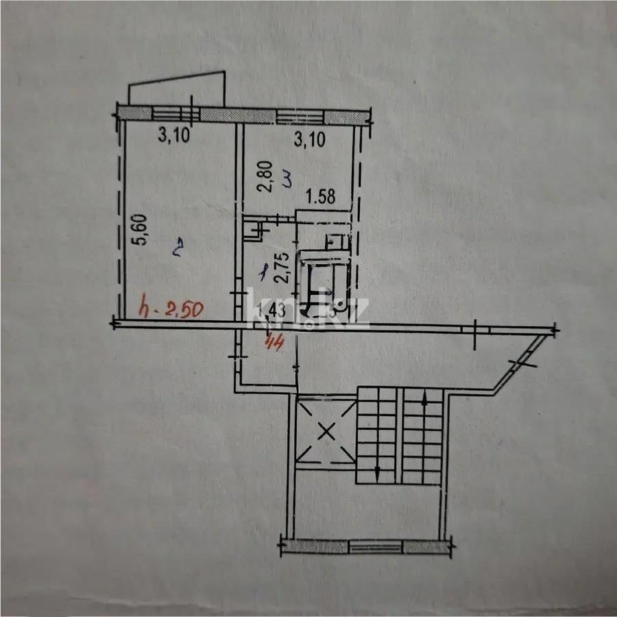 Продажа 1-комнатной квартиры, 33 м² в Темиртау