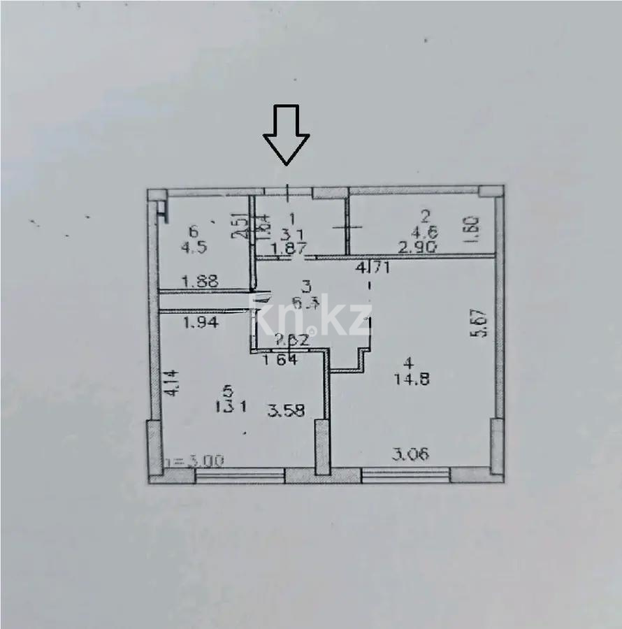 Продажа 2-комнатной квартиры, 46 м² в Астане - фото 5