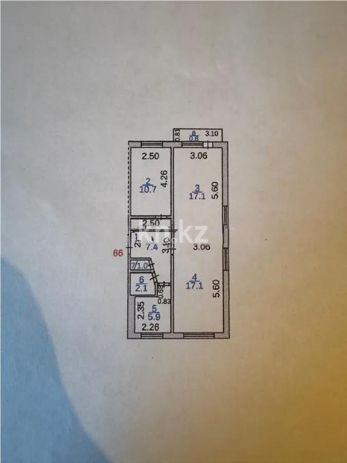 Продажа 3-комнатной квартиры, 62 м² в Караганде - фото 7