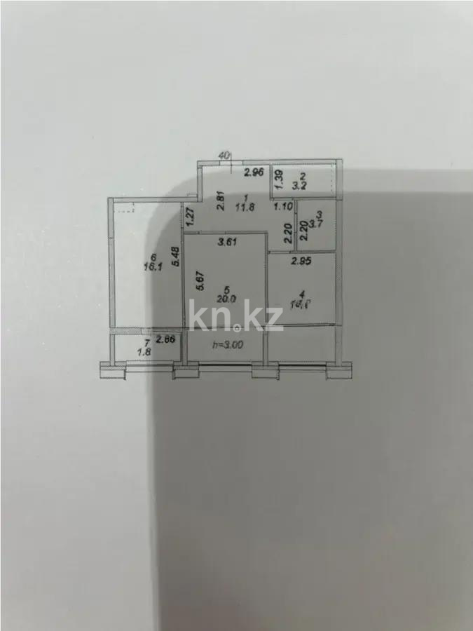 Продажа 2-комнатной квартиры, 73 м², ул. Жошы хана, дом  20 в Астане