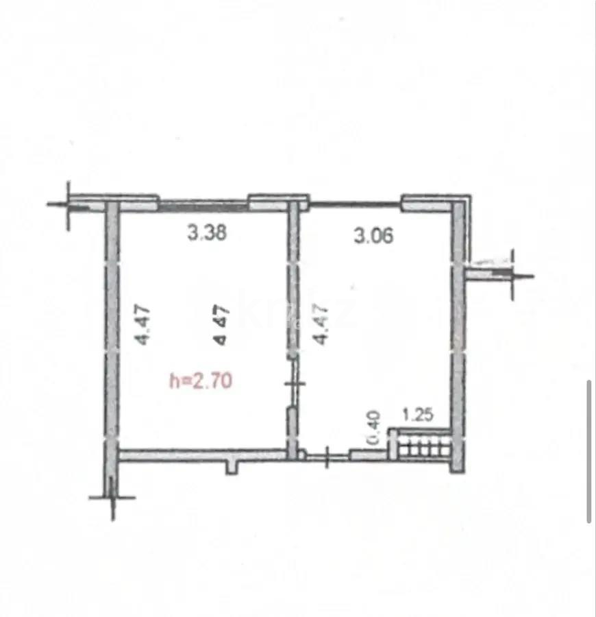 Продажа 1-комнатной квартиры, 30 м², ул. 24-я, дом  1/1б стр в Алматы