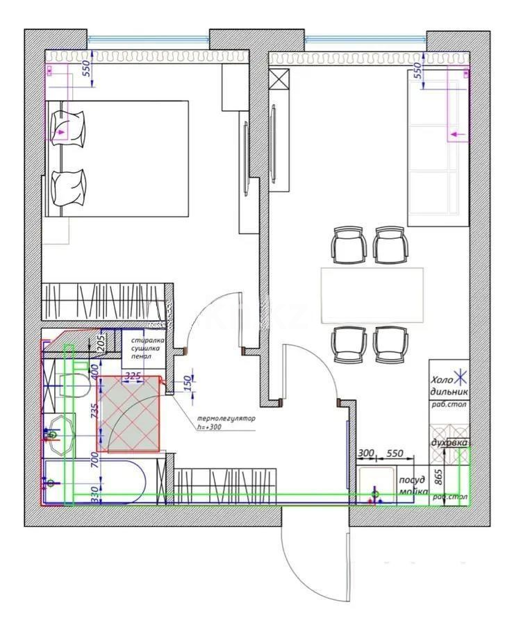 Продажа 1-комнатной квартиры, 40 м² в Алматы - фото 4