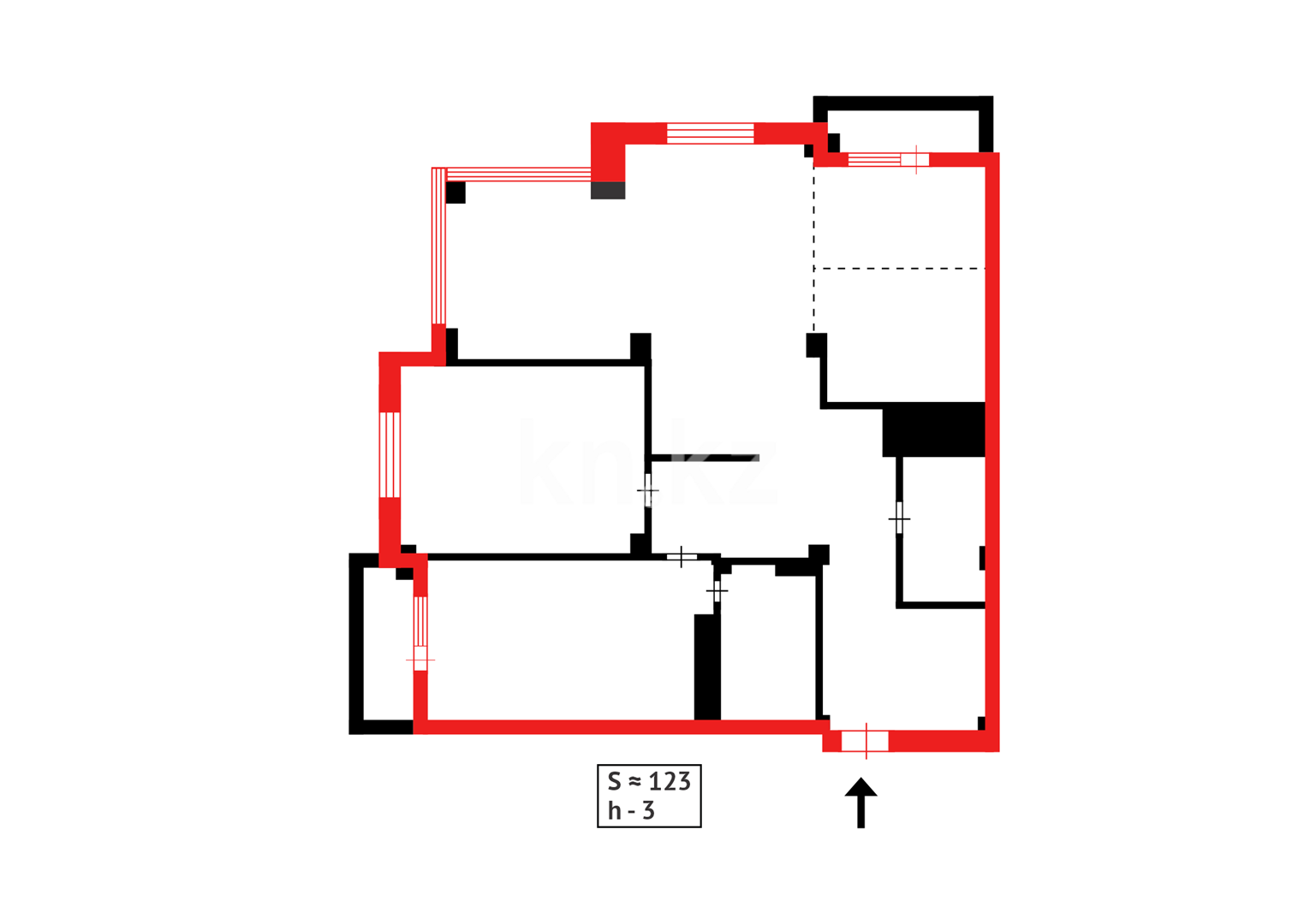 Продажа 3-комнатной квартиры, 123 м² в Караганде - фото 25