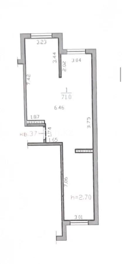 Продажа 3-комнатной квартиры, 71 м², мкр-н Шугыла, дом  340/36 в Алматы - фото 2