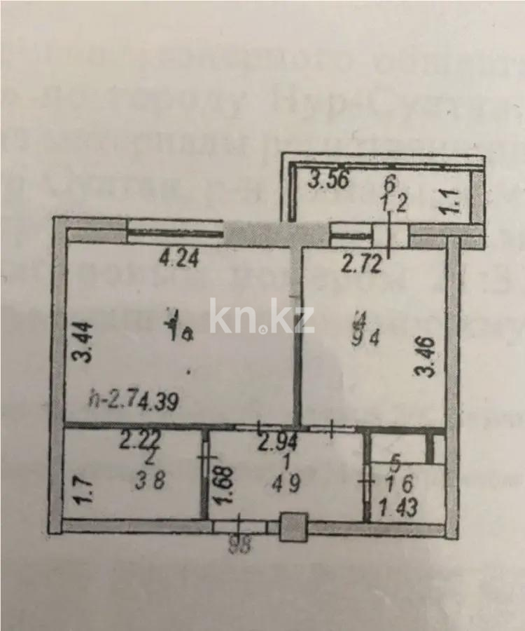 Продажа 1-комнатной квартиры, 36 м² в Астане - фото 4
