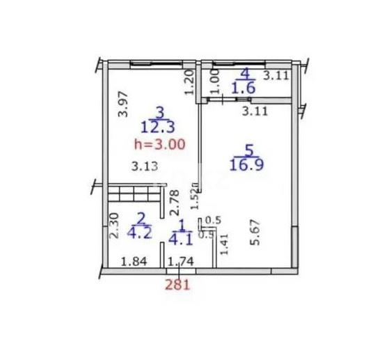 Продажа 1-комнатной квартиры, 39.1 м² в Алматы - фото 4