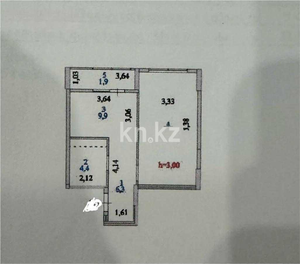 Продажа 1-комнатной квартиры, 43.5 м² в Астане - фото 5