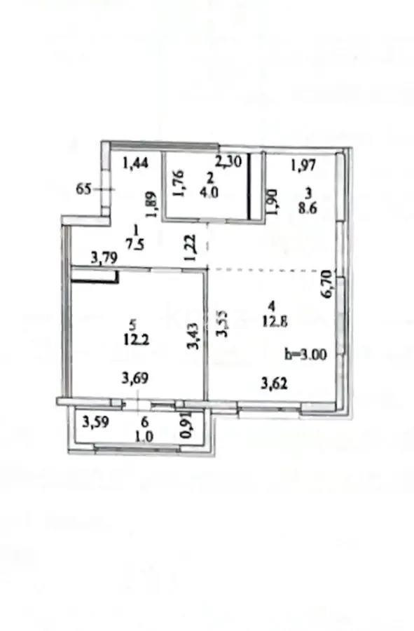 Продажа 2-комнатной квартиры, 46 м² в Астане - фото 6