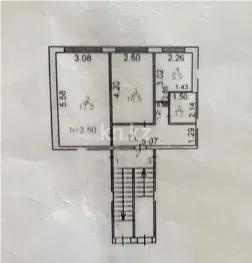 Продажа 2-комнатной квартиры, 44 м², ул. Дюсембекова, дом  55 в Караганде