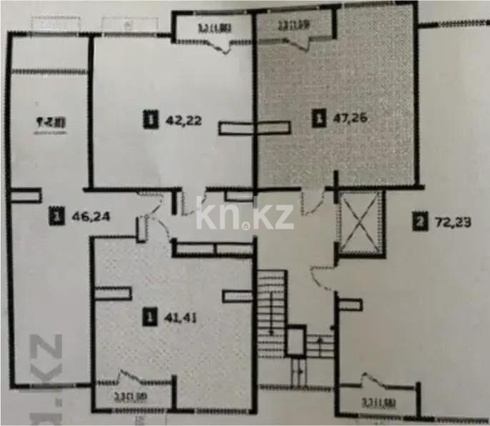 Продажа 1-комнатной квартиры, 47 м², мкр-н Кайрат, дом  153/53 в Алматы