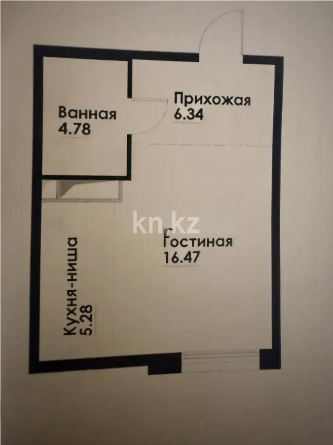Продажа 1-комнатной квартиры, 33 м², ул. Фадеева, дом  38г в Алматы