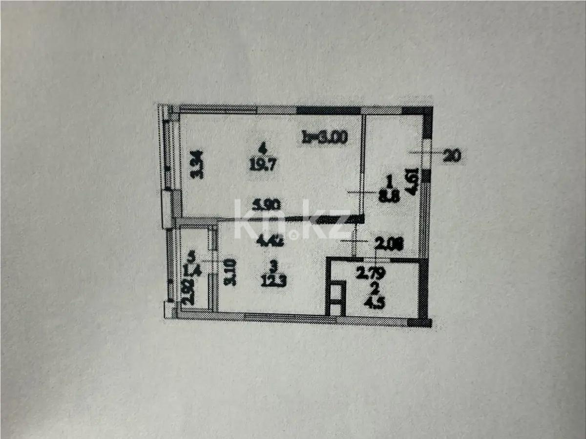 Продажа 1-комнатной квартиры, 46.7 м², ул. Сыганак, дом  4 стр в Астане - фото 3