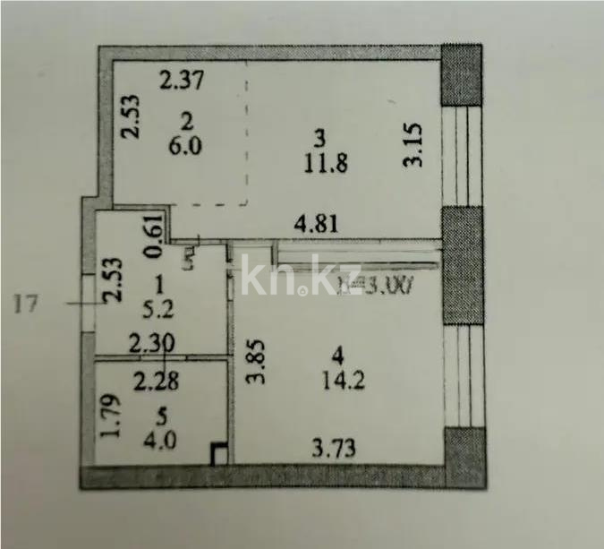 Продажа 2-комнатной квартиры, 41 м² в Астане - фото 6