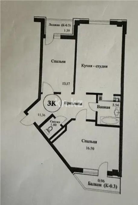 Продажа 3-комнатной квартиры, 71 м², ул. Е-128, дом  5 стр в Астане - фото 2