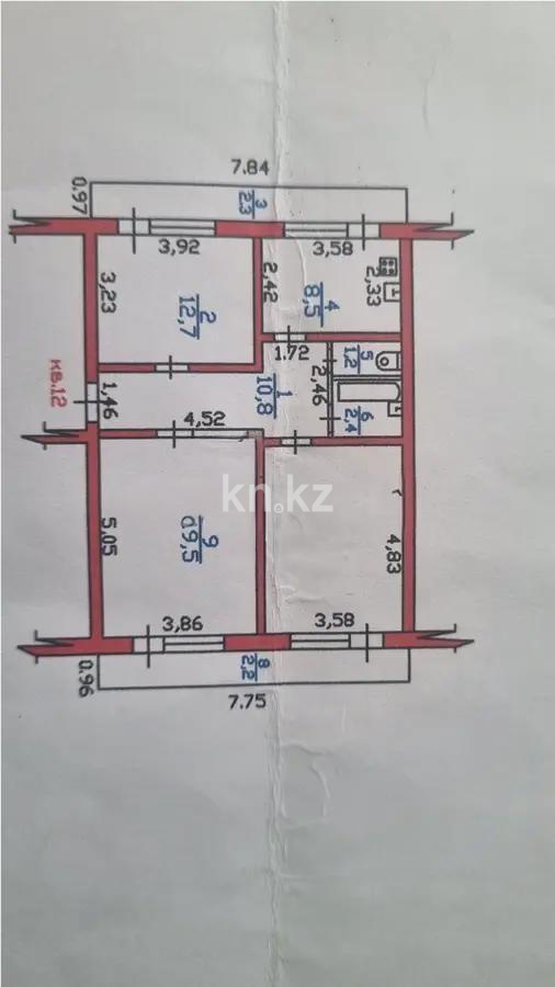 Продажа 3-комнатной квартиры, 76 м² в Алматы - фото 7