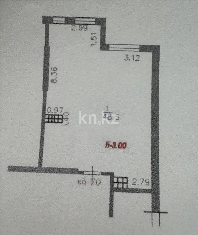 Продажа 2-комнатной квартиры, 48.5 м² в Алматы - фото 3