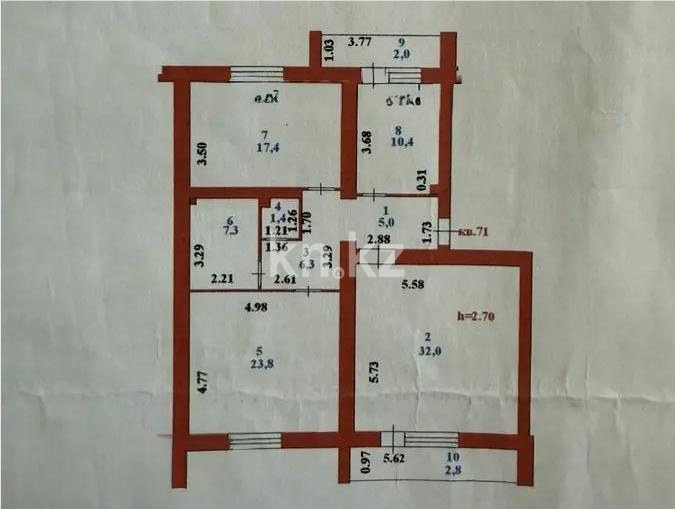 Продажа 3-комнатной квартиры, 108 м² в Астане - фото 5