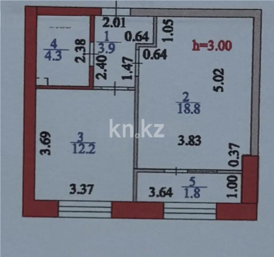 Продажа 2-комнатной квартиры, 41 м² в Астане - фото 7