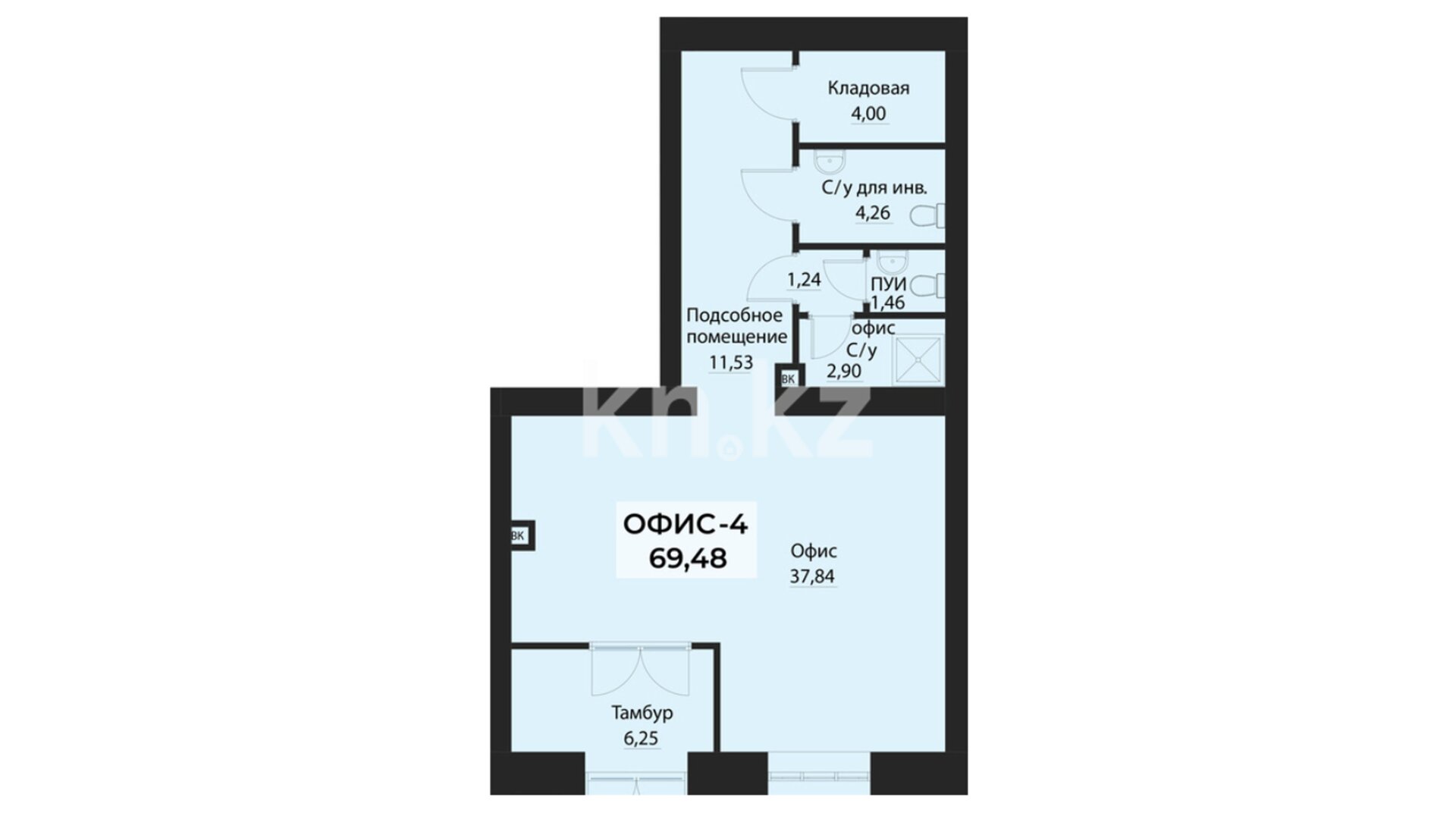 ЖК Istanbul, цена 55 584 000 ₸, 800 000 ₸&nbsp;/&nbsp;м²