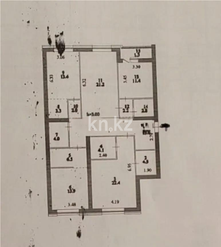 Продажа 4-комнатной квартиры, 128.6 м² в Астане