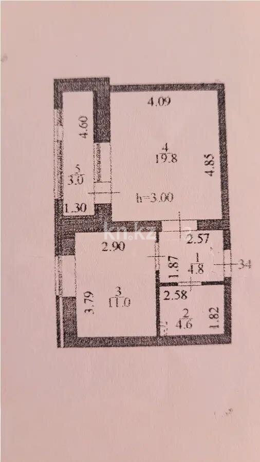Продажа 1-комнатной квартиры, 43 м² в Астане - фото 4