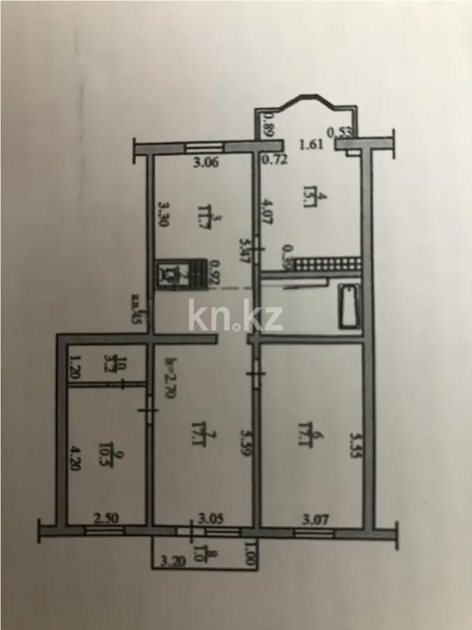 Продажа 4-комнатной квартиры, 85.9 м² в Алматы - фото 6