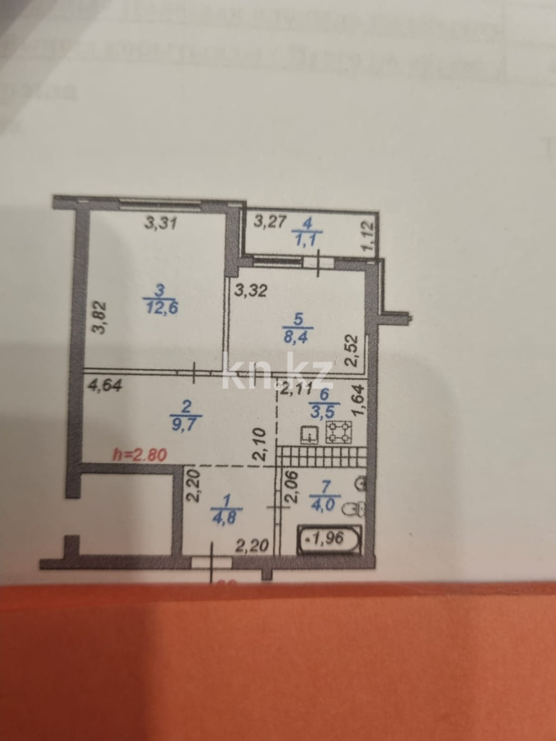 Продажа 2-комнатной квартиры, 47 м² в Алматы - фото 16