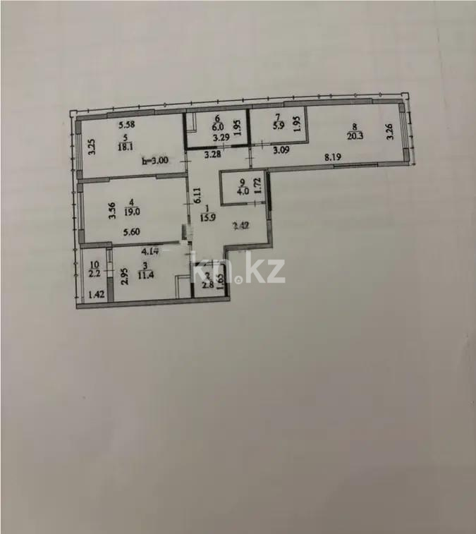 Продажа 3-комнатной квартиры, 105.6 м², пр. Мангилик Ел, дом  62 в Астане - фото 3