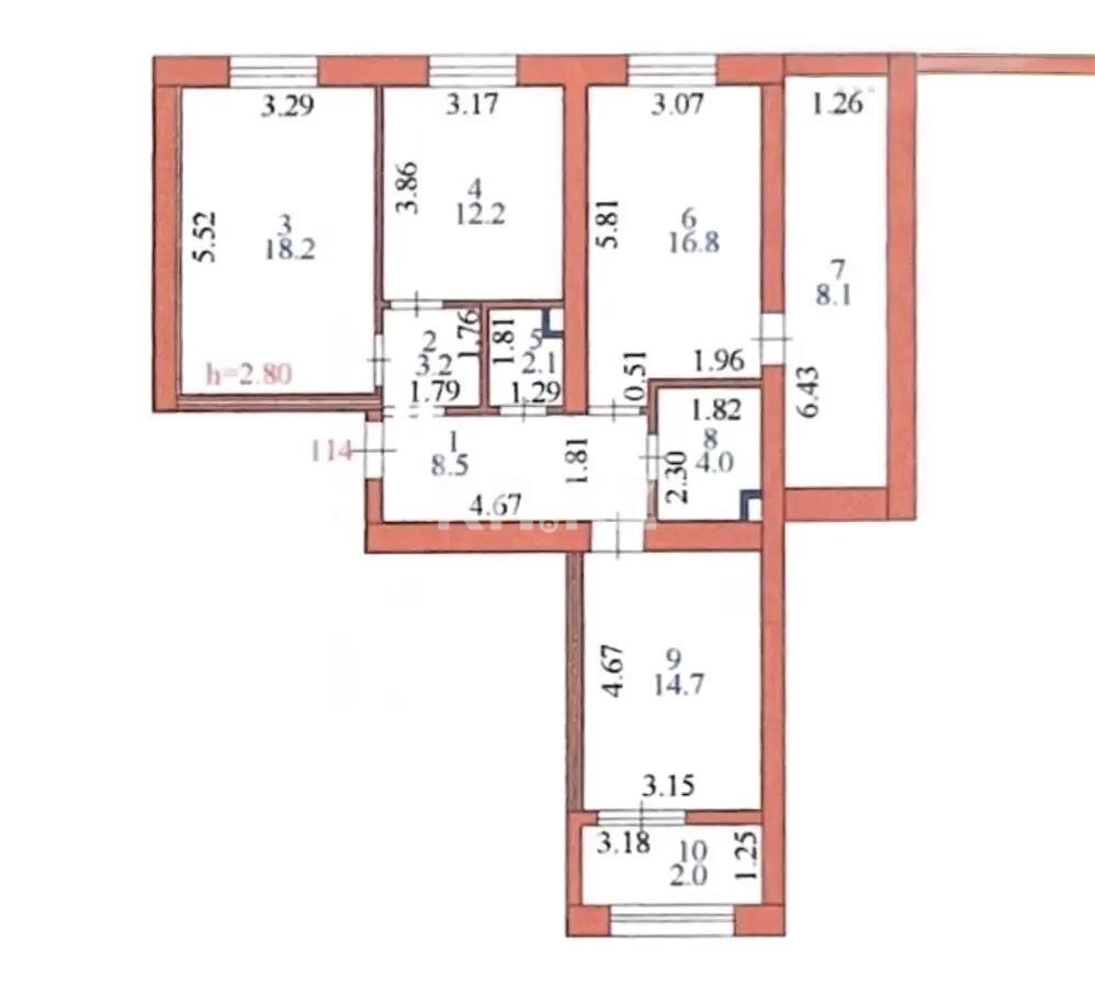Продажа 3-комнатной квартиры, 90 м² в Астане - фото 4