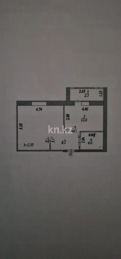 Продажа 1-комнатной квартиры, 47.6 м², ул. А 431, дом  21 в Астане