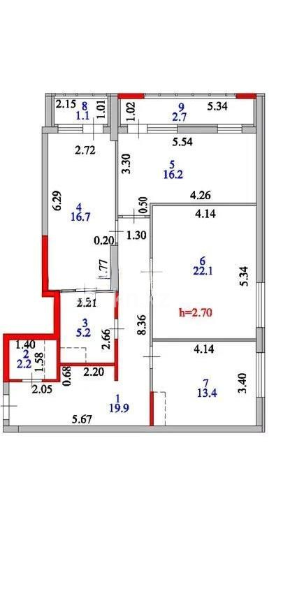 Продажа 3-комнатной квартиры, 99.5 м² в Астане - фото 6