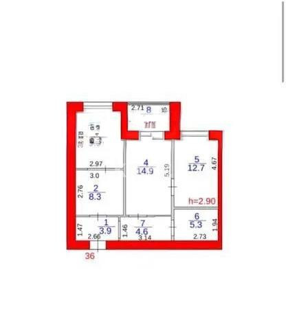 Продажа 3-комнатной квартиры, 61 м² в Караганде - фото 8