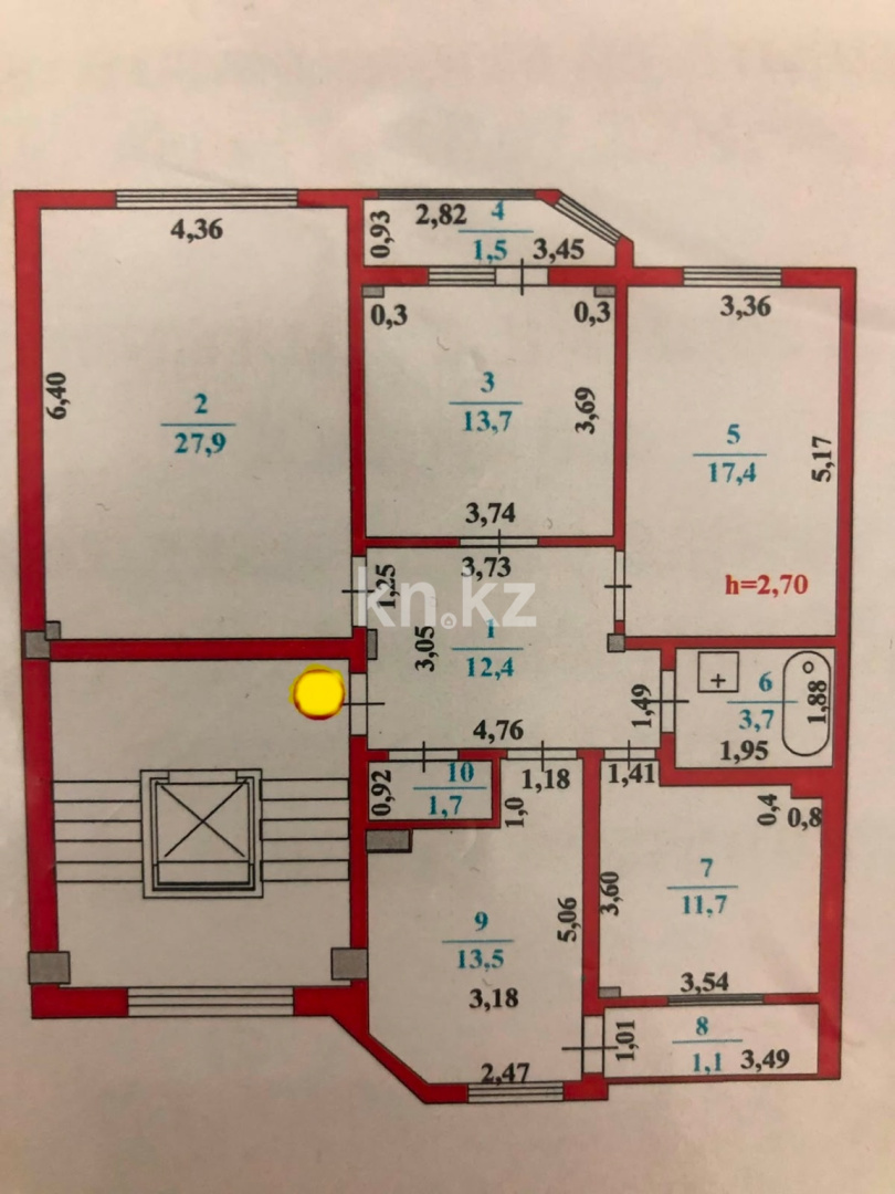 Продажа 4-комнатной квартиры, 104.6 м² в Атырау - фото 25